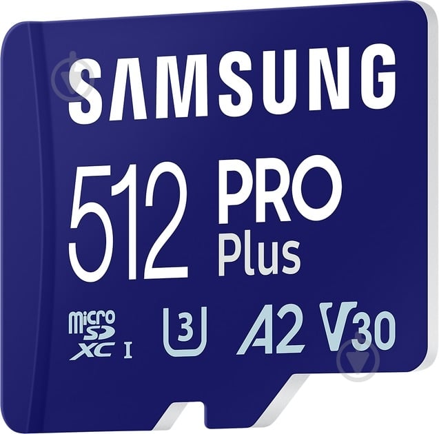 Карта памяти Samsung microSDXC 512 ГБ UHS-I (MB-MD512SA/EU ) PRO Plus - фото 3 Карта памяти Samsung microSDXC 512 ГБ UHS-I (MB-MD512SA/EU ) PRO Plus - фото 3