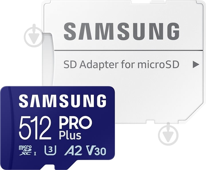 Карта памяти Samsung microSDXC 512 ГБ UHS-I (MB-MD512SA/EU ) PRO Plus - фото 2 Карта памяти Samsung microSDXC 512 ГБ UHS-I (MB-MD512SA/EU ) PRO Plus - фото 2