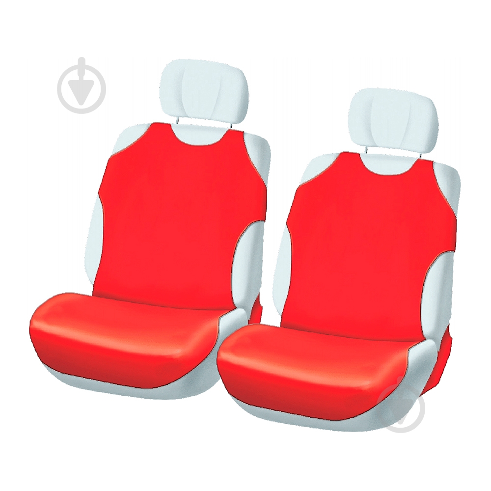 Набор чехлов-маек для сидений красный - фото 1