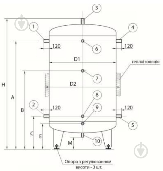 Теплоакумулятор Roda RBB-350 - фото 2