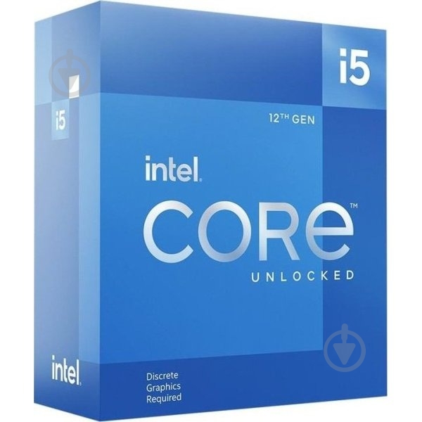 Процесор Intel Intel Core i5-12400F 2,5 GHz Socket 1700 Box (BX8071512400FSRL4W) - фото 1