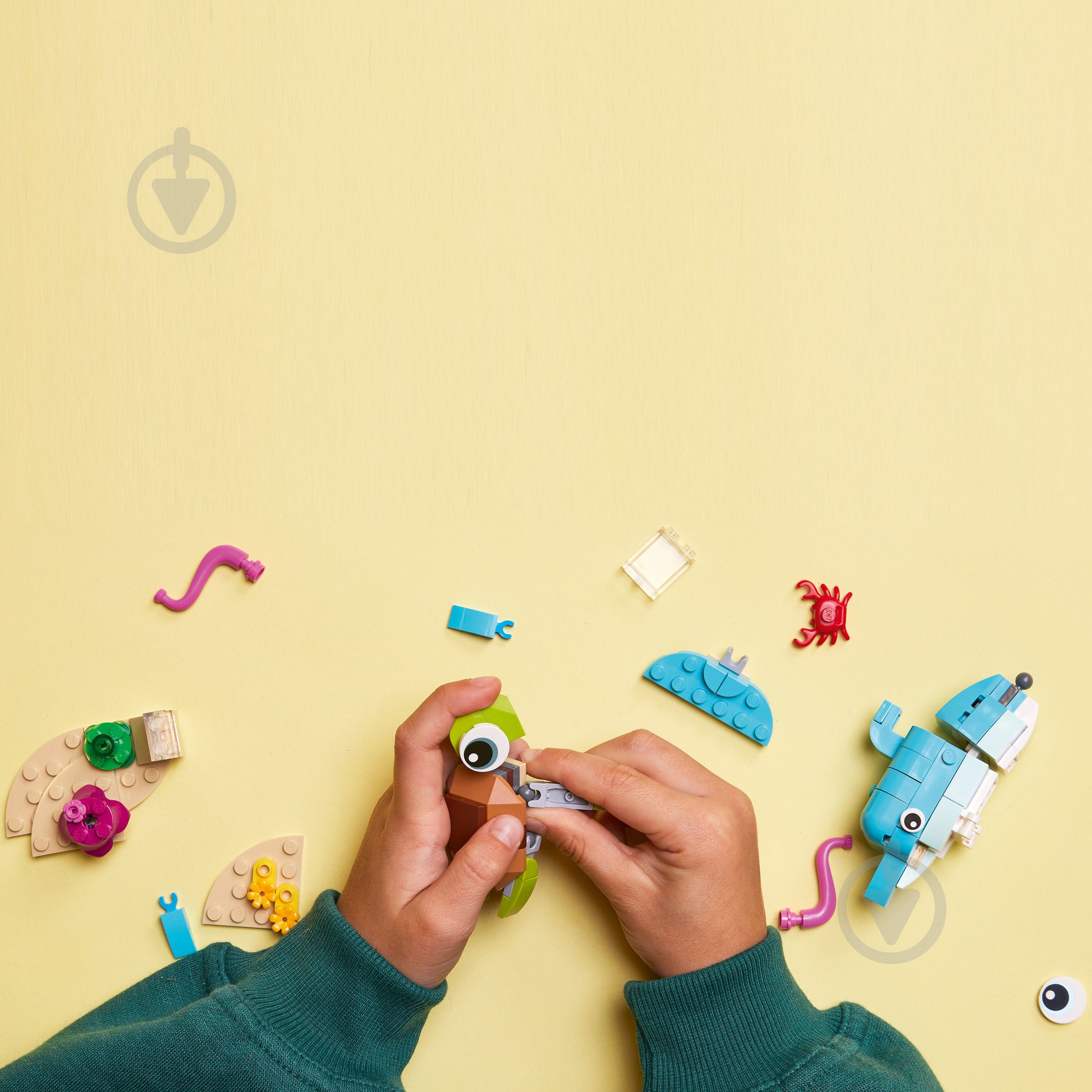 Конструктор LEGO Creator Дельфин и черепаха 31128 - фото 4