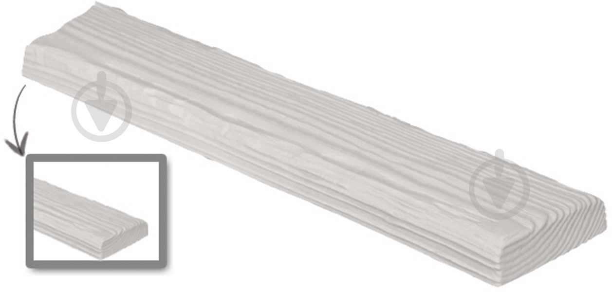 Панель декоративная DecoWood Рустик ET 306 classic 35x120x3000 мм белый - фото 2 Панель декоративная DecoWood Рустик ET 306 classic 35x120x3000 мм белый - фото 2