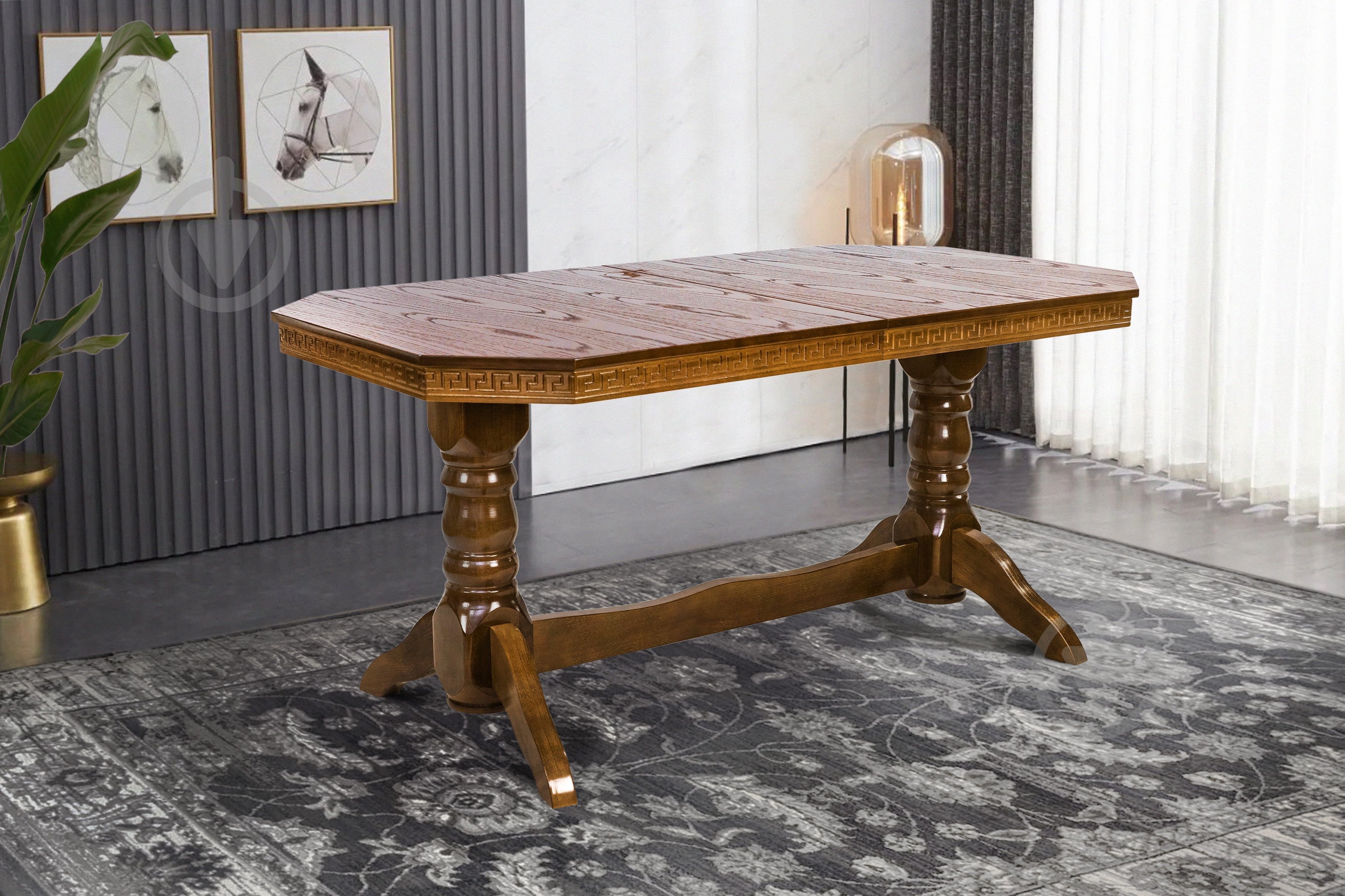 Стол обеденный Буковель орех - фото 2