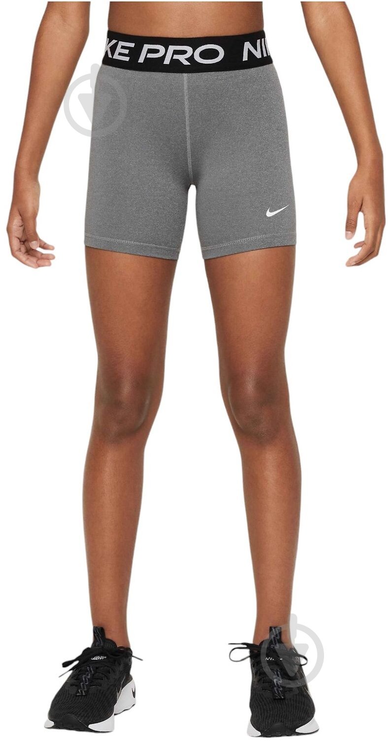 Шорты Nike Pro DA1033-091 р. L серый - фото 1 Шорты Nike Pro DA1033-091 р. L серый - фото 1