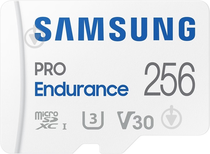 Карта пам'яті Samsung microSDXC 256 ГБ UHS-I (MB-MJ256KA/EU ) PRO Endurance - фото 1 Карта пам'яті Samsung microSDXC 256 ГБ UHS-I (MB-MJ256KA/EU ) PRO Endurance - фото 1