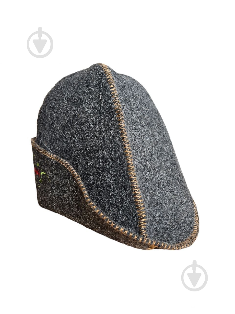 Шапка для сауны Sauna PRO банщик серая - фото 4