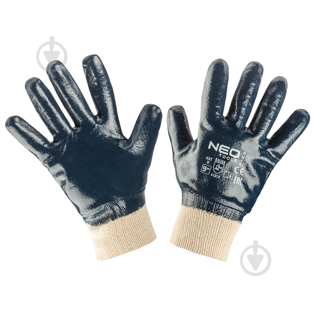 Рукавички NEO tools з покриттям нітрил L (9) 97-630-9 - фото 1