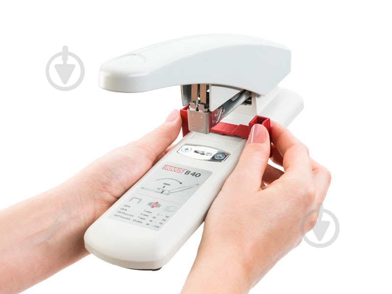 Степлер В40 серый Novus - фото 4