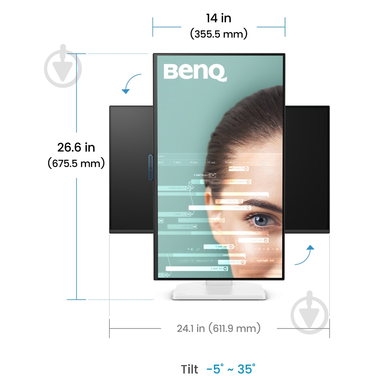Монитор BenQ GW2790TC 27" (9H.LNSLA.TBE) - фото 6