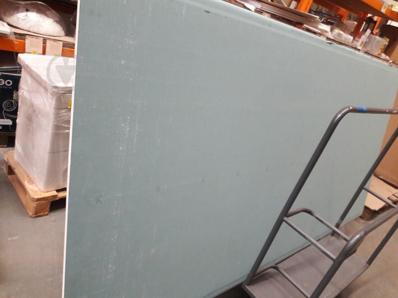 УЦІНКА! Гіпсокартон вологостійкий Knauf 2500x1200х12,5 мм 3 кв. м (УЦ №2996) - фото 3