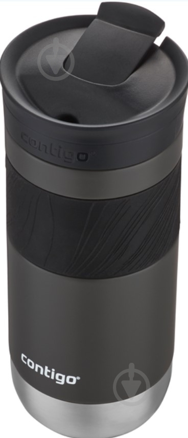 Термочашка Contigo Byron 16 2.0 470 мл серая (2155588) - фото 2 Термочашка Contigo Byron 16 2.0 470 мл серая (2155588) - фото 2