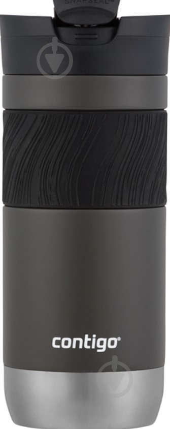 Термочашка Contigo Byron 16 2.0 470 мл серая (2155588) - фото 3 Термочашка Contigo Byron 16 2.0 470 мл серая (2155588) - фото 3