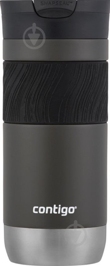 Термочашка Contigo Byron 16 2.0 470 мл серая (2155588) - фото 1 Термочашка Contigo Byron 16 2.0 470 мл серая (2155588) - фото 1