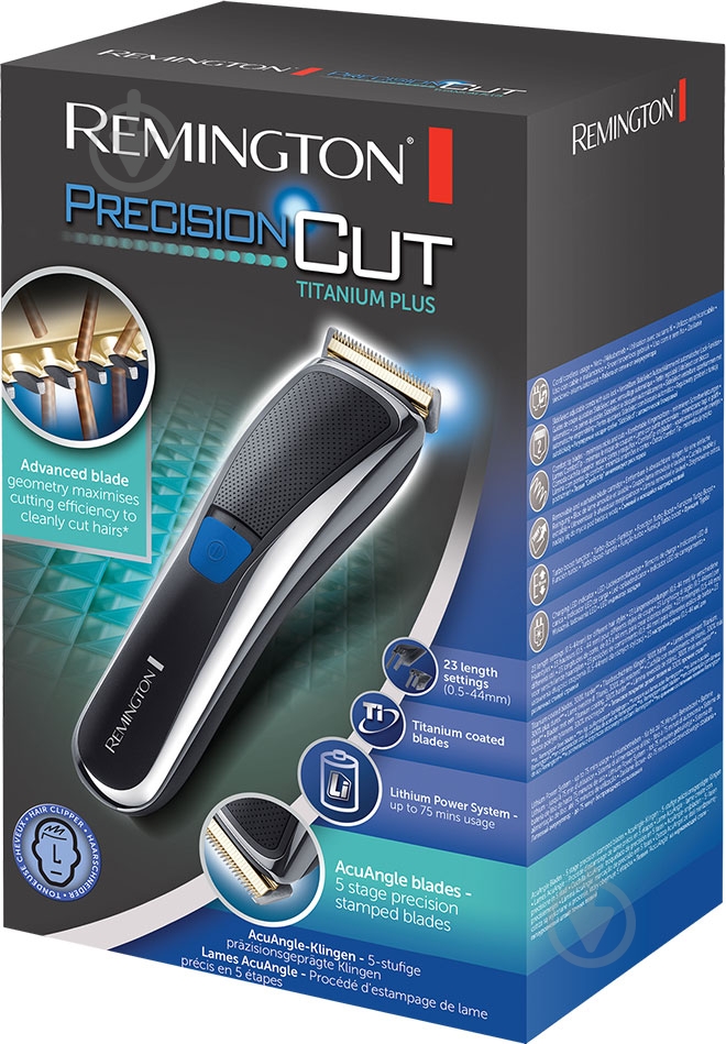 Машинка для стрижки Remington HC5700 PrecisionCut Titanium Plus - фото 2 Машинка для стрижки Remington HC5700 PrecisionCut Titanium Plus - фото 2