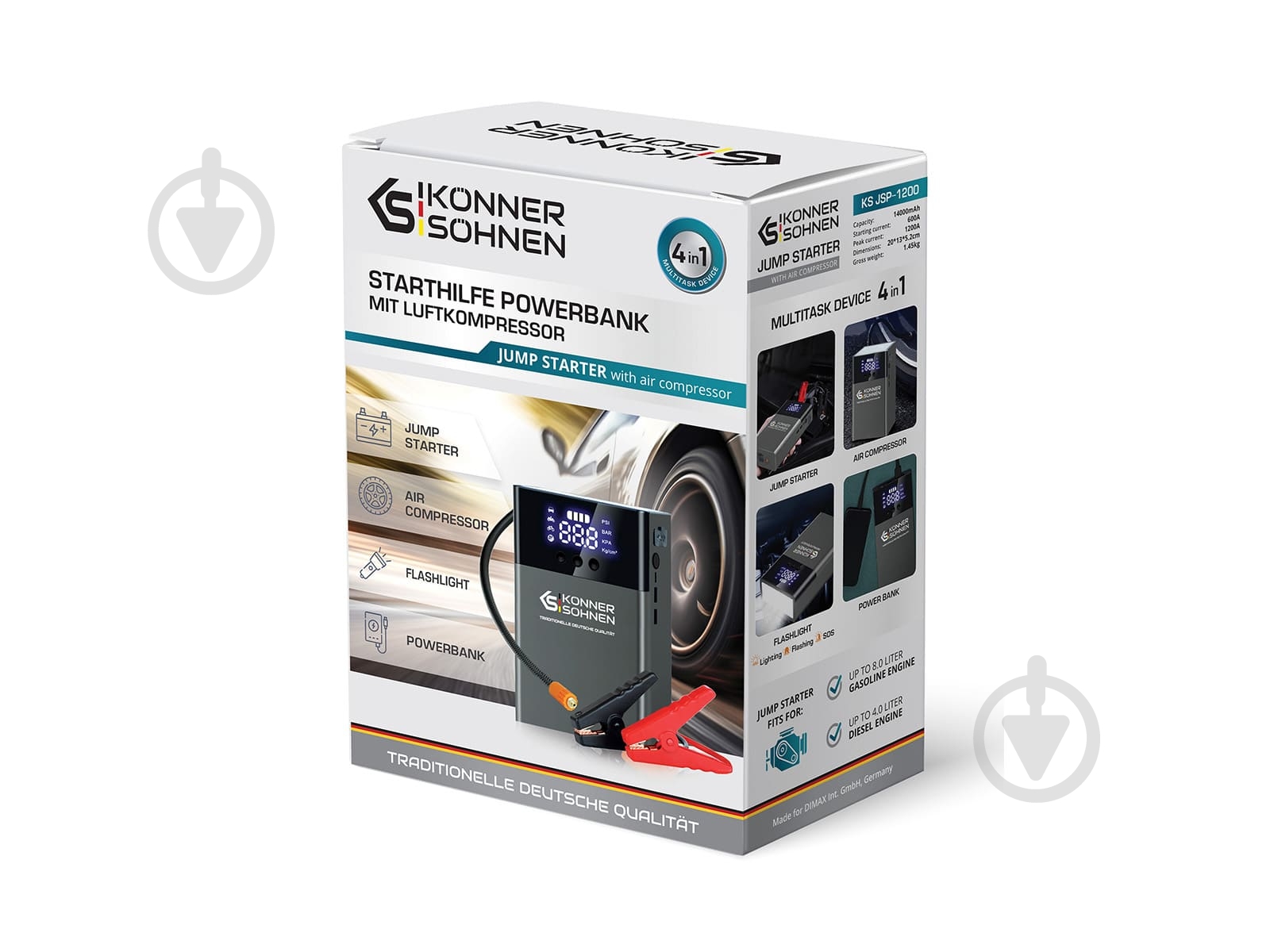 Пусковое устройство Konner&Sohnen 600 А 14000 А/год (KS JSP-1200) - фото 6