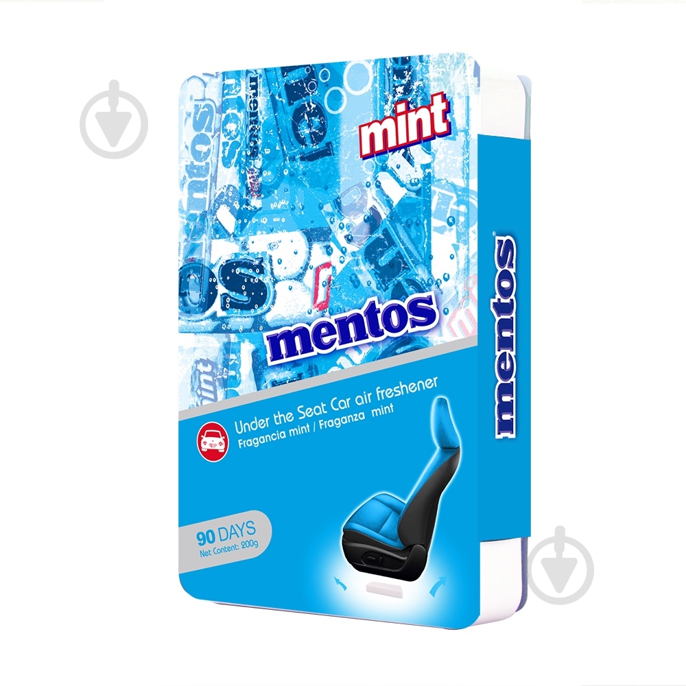 Ароматизатор под сиденье Mentos 200 г. мята - фото 1 Ароматизатор под сиденье Mentos 200 г. мята - фото 1
