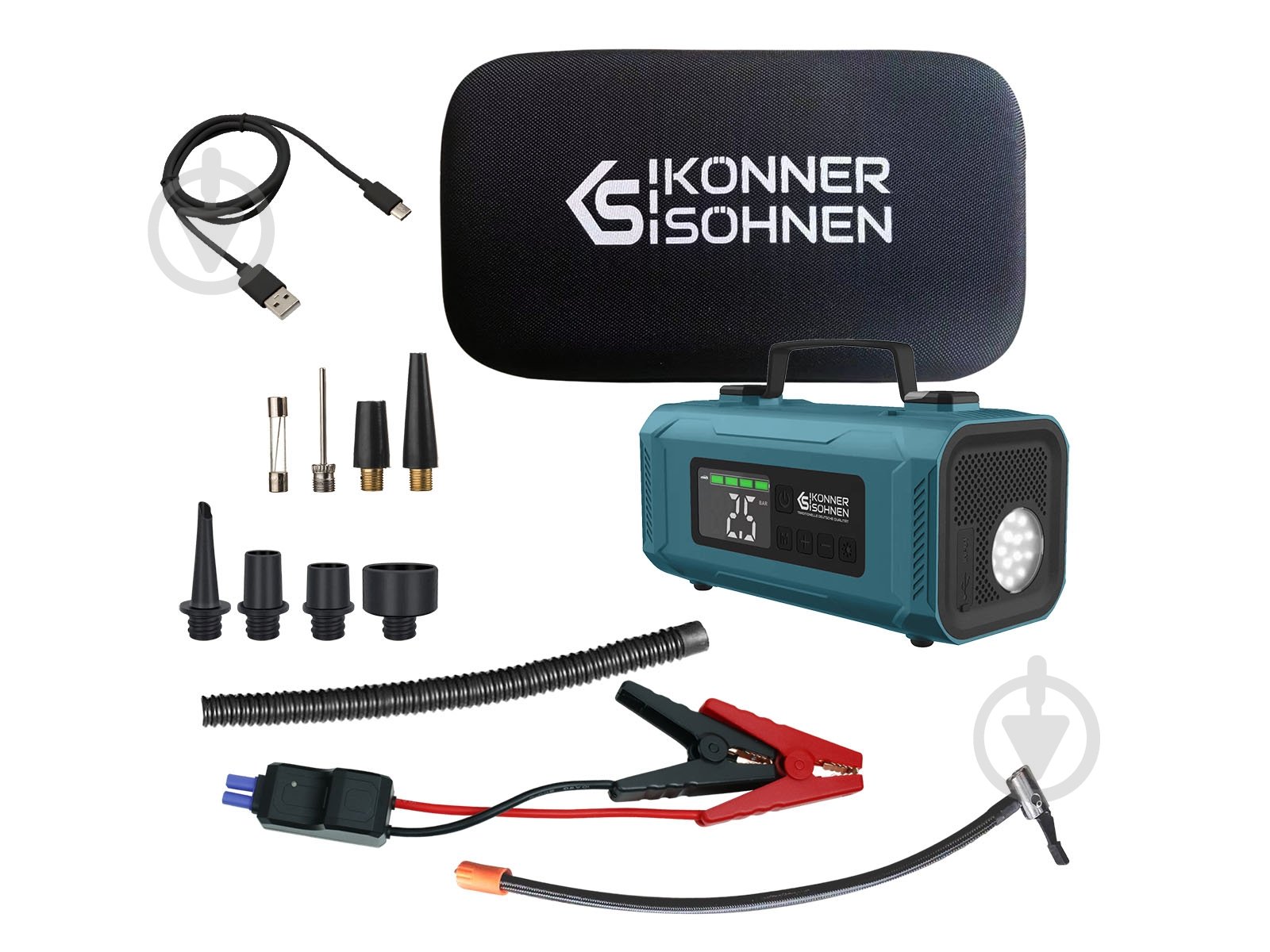 Пускозарядний пристрій інверторний Konner&Sohnen (KS JSP-2000) - фото 5