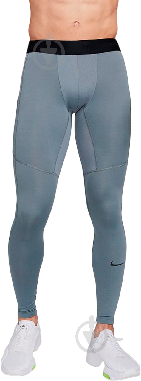 Лосини Nike Pro Warm FB7961-084 р.XL сірий - фото 1
