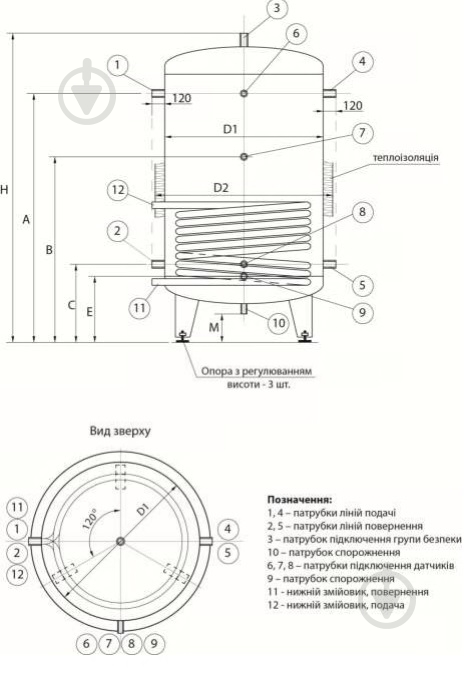 Теплоаккумулятор Roda RBLS-1000 - фото 2