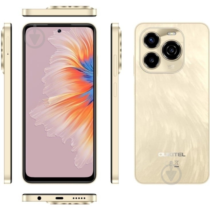 Смартфон Oukitel c65 4/128GB gold (C65_GD) - фото 4