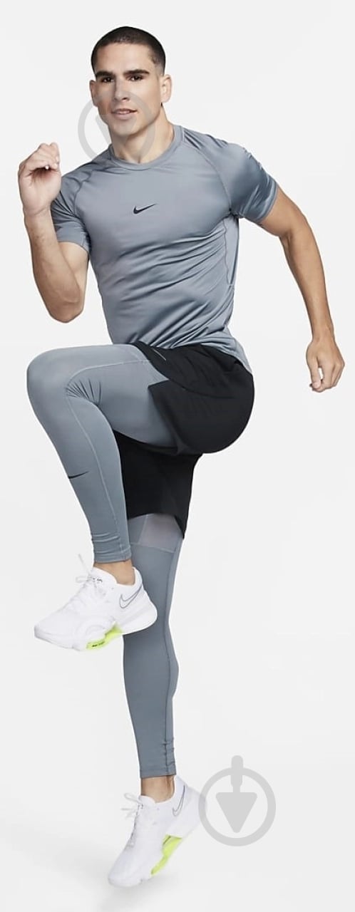 Лосины Nike Pro Warm FB7961-084 р.L серый - фото 6