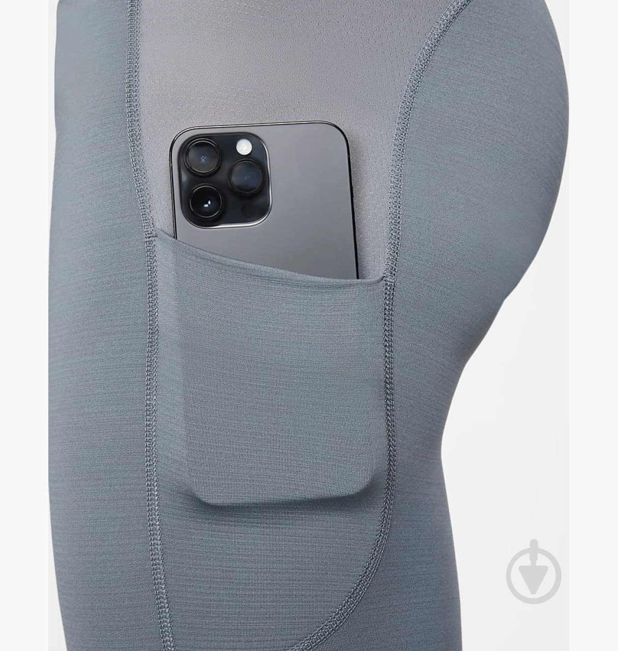 Лосины Nike Pro Warm FB7961-084 р.L серый - фото 7