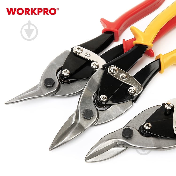 Набір ножиць по металу WORKPRO - фото 4 Набір ножиць по металу WORKPRO - фото 4
