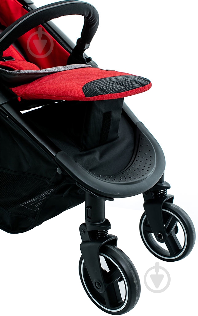 Коляска прогулочная Babyzz В100 красная - фото 7