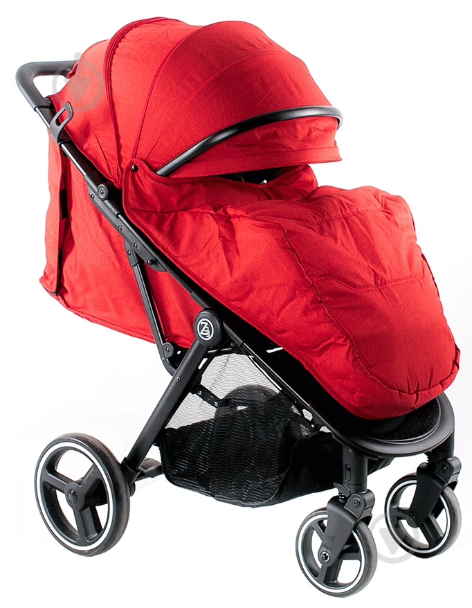 Коляска прогулочная Babyzz В100 красная - фото 3