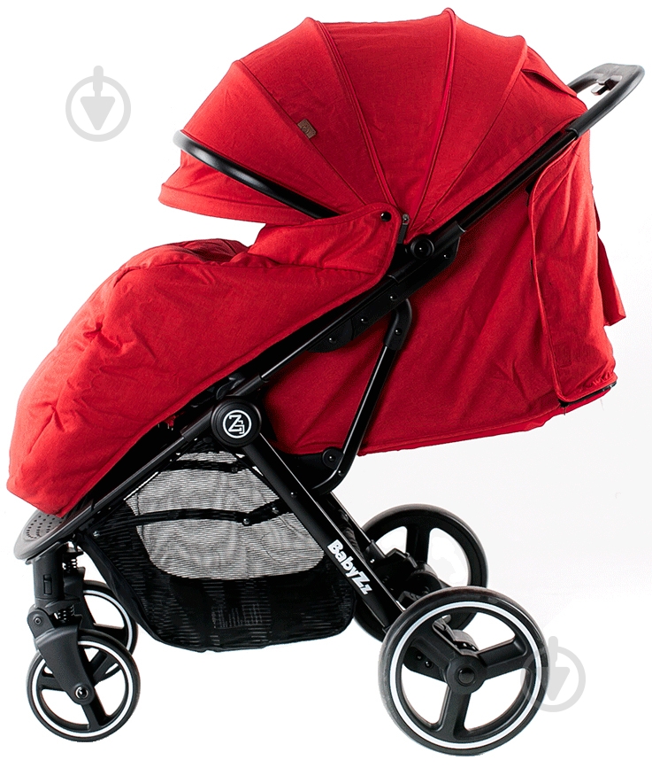 Коляска прогулочная Babyzz В100 красная - фото 4