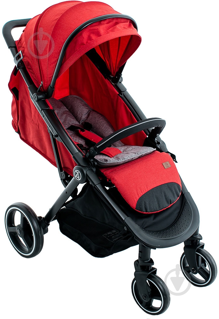 Коляска прогулочная Babyzz В100 красная - фото 1