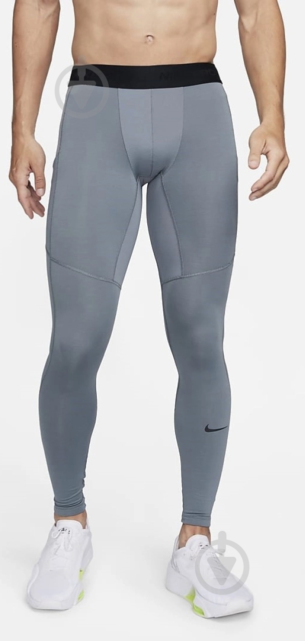 Лосини Nike Pro Warm FB7961-084 р.S сірий - фото 1 Лосини Nike Pro Warm FB7961-084 р.S сірий - фото 1