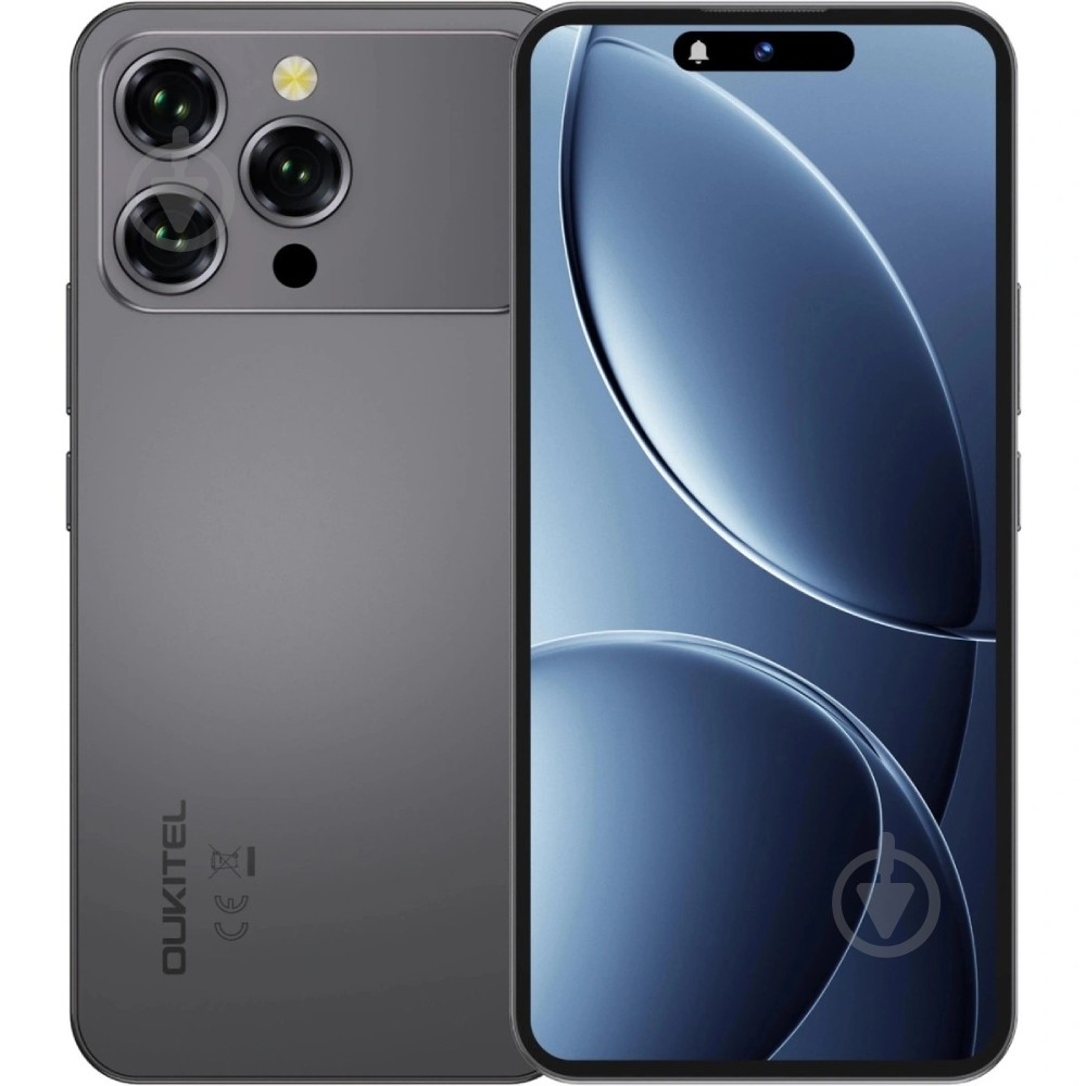 Смартфон Oukitel P1 Pro 8/512GB black (P1_Pro_BK) - фото 1
