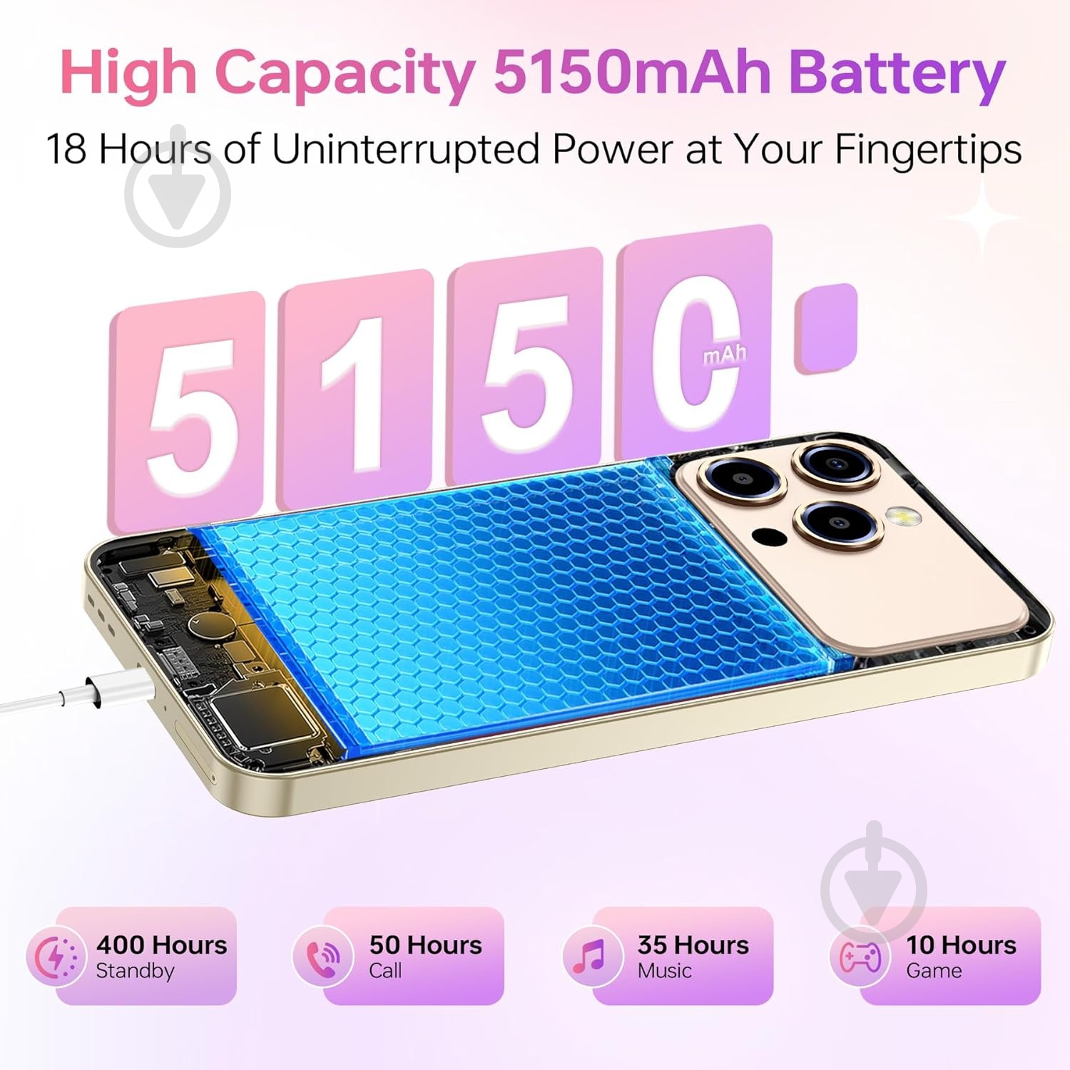 Смартфон Oukitel P1 Pro 8/512GB black (P1_Pro_BK) - фото 6