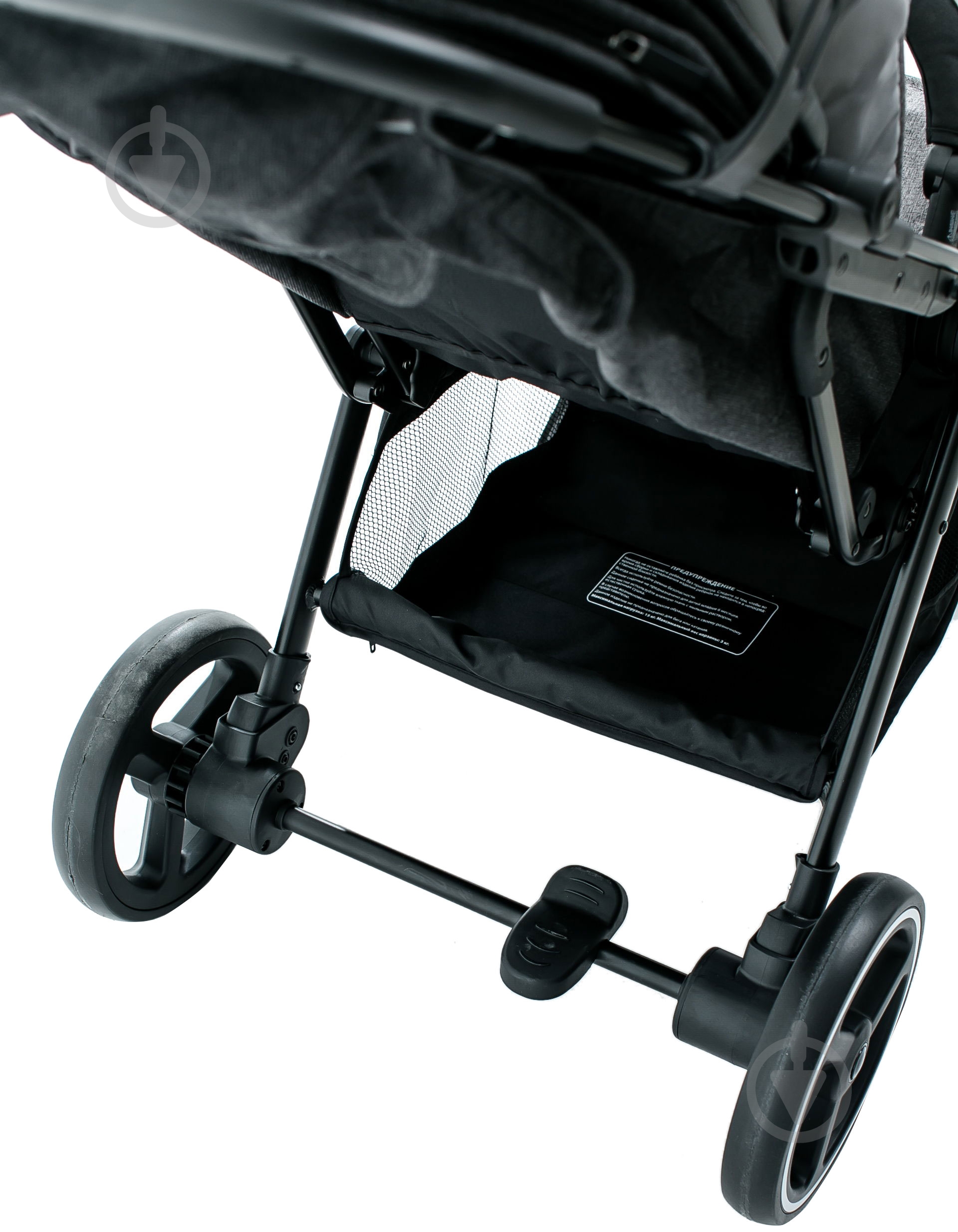 Коляска прогулочная Babyzz B100 темно-серая - фото 6