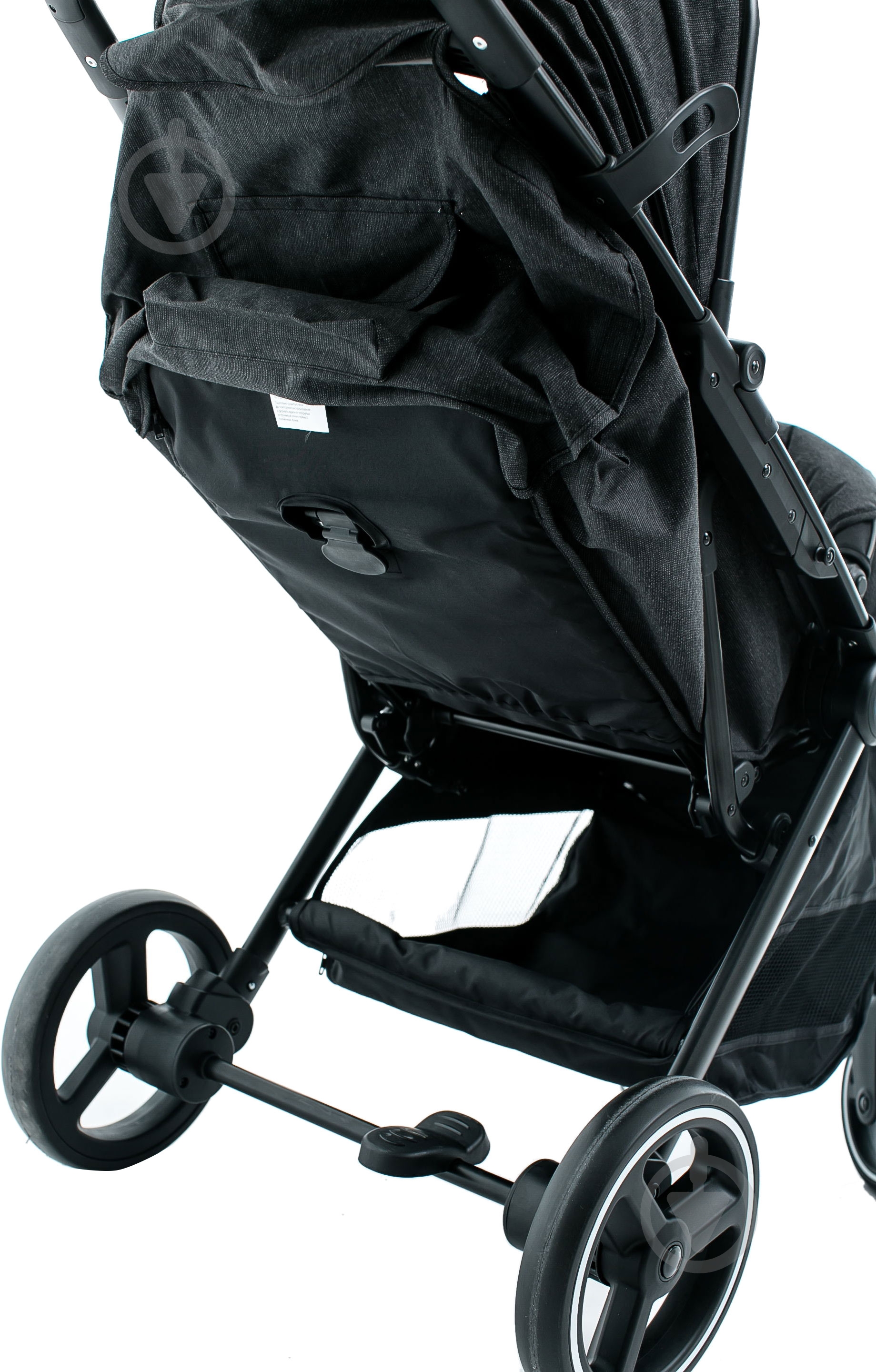 Коляска прогулочная Babyzz B100 темно-серая - фото 10