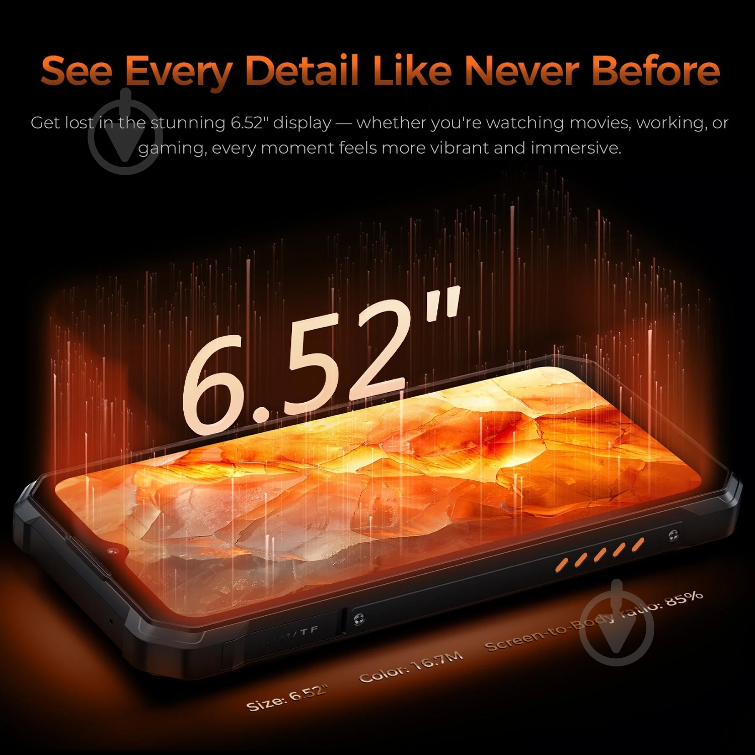 Смартфон Oukitel wp53 8/128GB black (wp53_BK) - фото 7