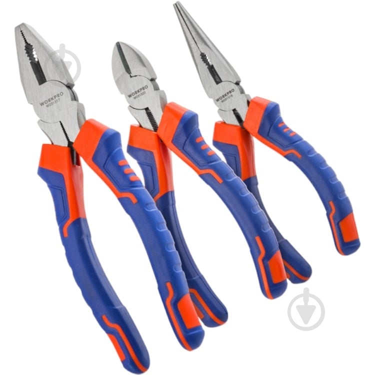 Набор инструментов WORKPRO Ni-Fe PRO 3 шт. WP201007 - фото 1 Набор инструментов WORKPRO Ni-Fe PRO 3 шт. WP201007 - фото 1