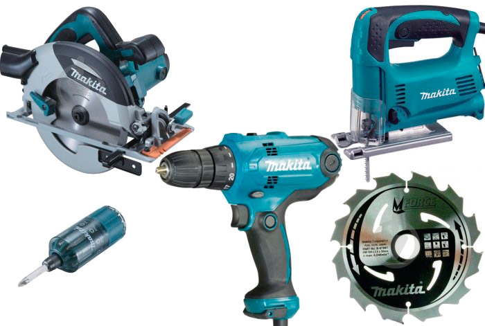Набор электроинструментов Makita SET-10599 - фото 1 Набор электроинструментов Makita SET-10599 - фото 1