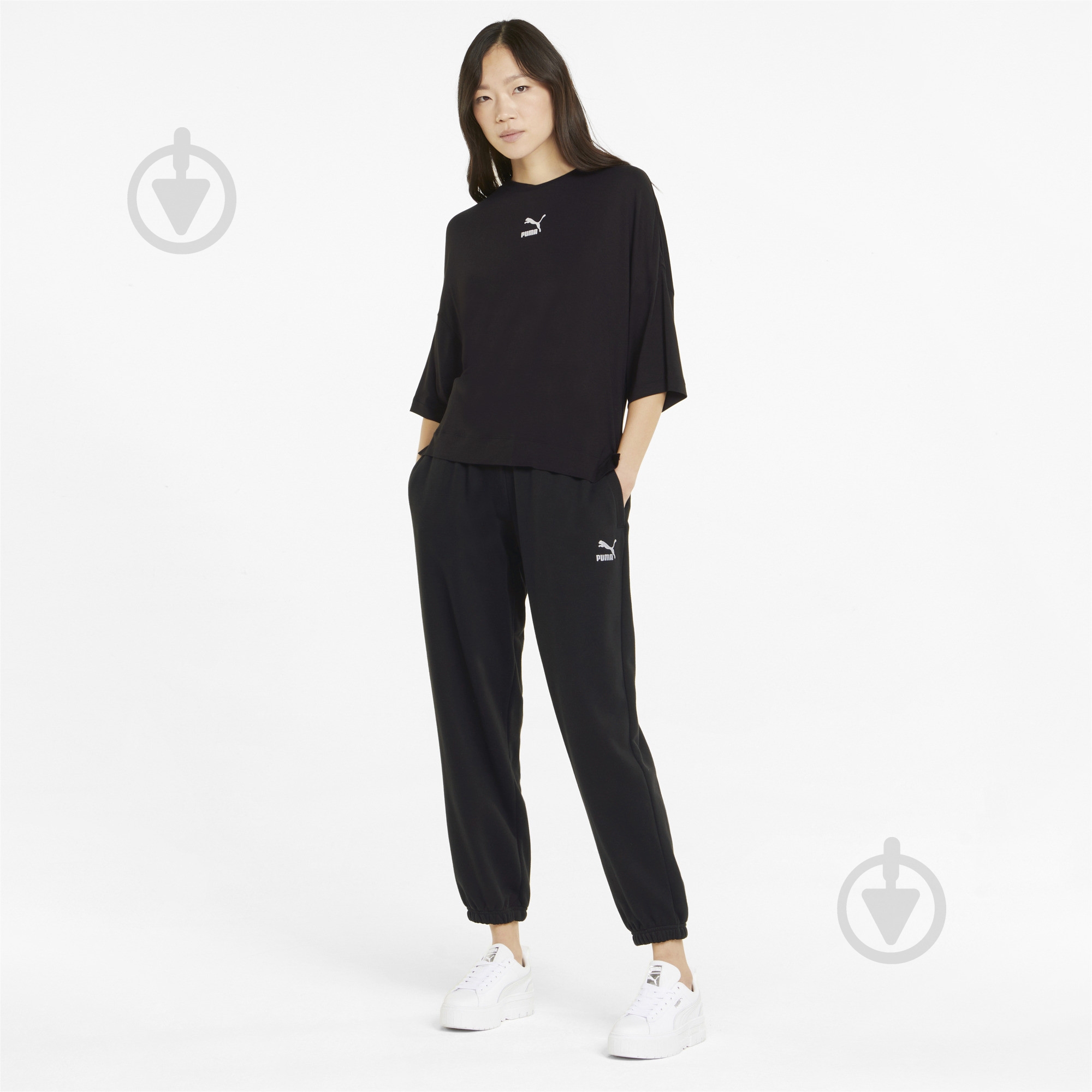Брюки Puma Classics Relaxed Pants TR 53506301 р. L черный - фото 3