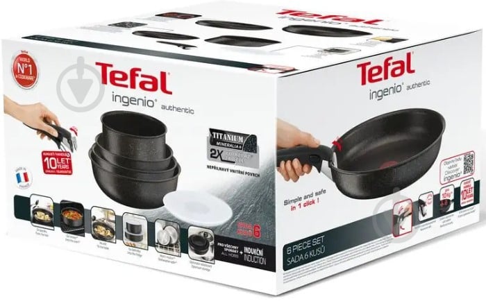 Набір посуду Tefal Ingenio Authentic L6719452 - фото 10 Набір посуду Tefal Ingenio Authentic L6719452 - фото 10