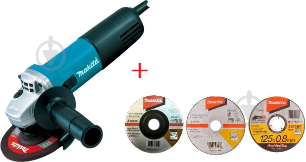 Болгарка (угловая шлифмашина) Makita SET-9558HNG - фото 1