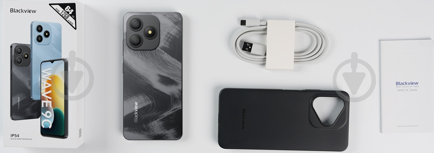 Смартфон Blackview WAVE 9C 4/128GB black (WAVE_9C_4_128_BK) - фото 9