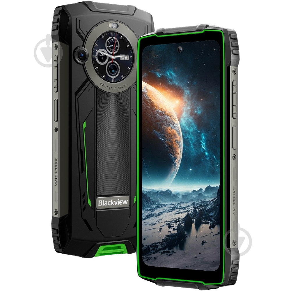 Смартфон Blackview BV8200 12/256GB black/green (BV8200_GN) - фото 6