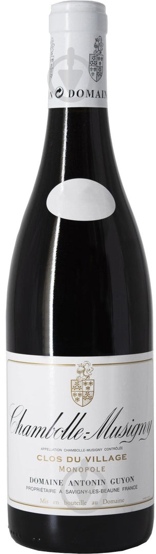 Вино Antonin Guyon Chambolle Musigny Clos du Village 2021 красное сухое 0,75 л - фото 1 Вино Antonin Guyon Chambolle Musigny Clos du Village 2021 красное сухое 0,75 л - фото 1