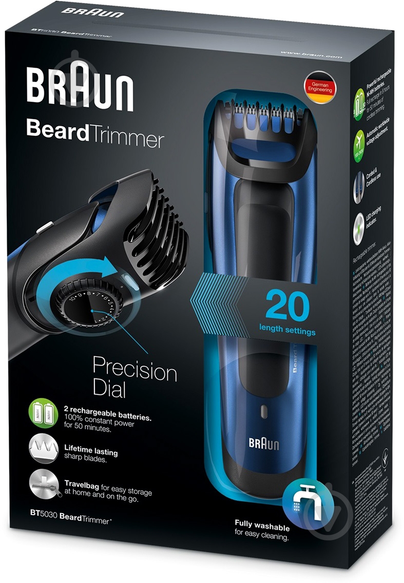 Триммер Braun BT5030 - фото 4 Триммер Braun BT5030 - фото 4