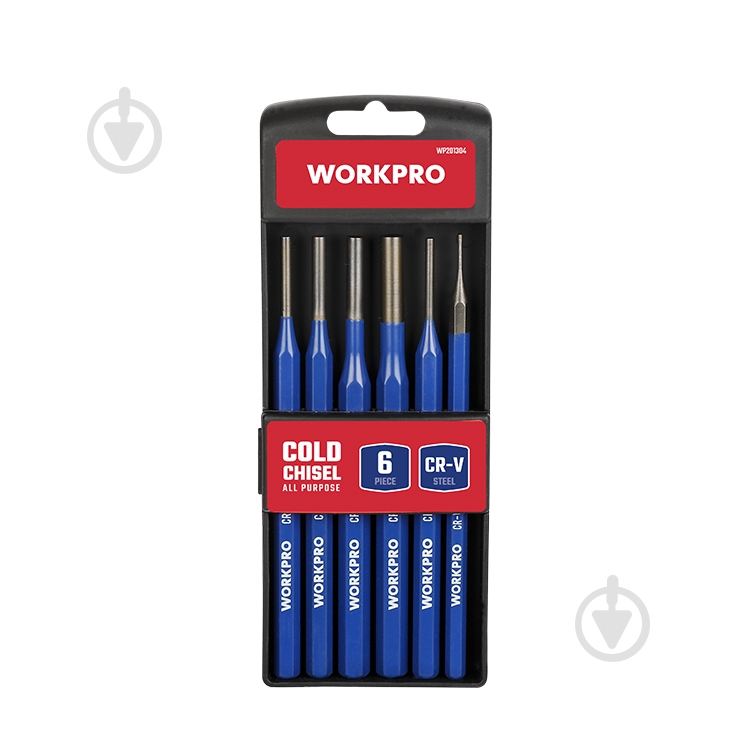 Набор зубил и пробойников WORKPRO WP201304 - фото 1