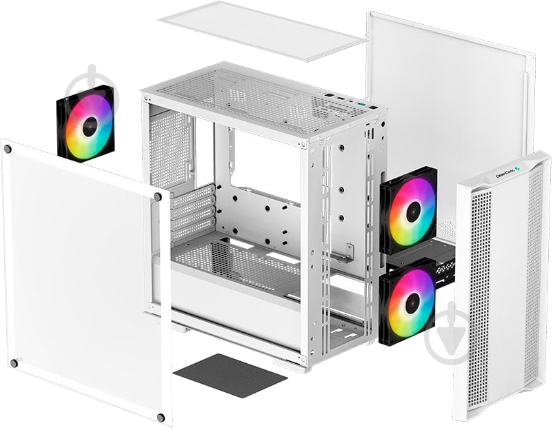 Корпус Deepcool CC360 ARGB без БЖ (R-CC360-WHAPM3-G-1) White - фото 13