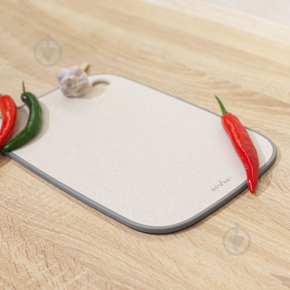 Доска разделочная MVM KP-08 S Beige 33х22.5 см - фото 4